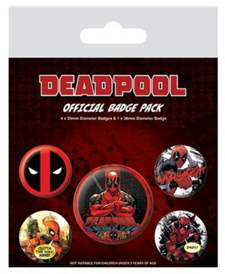 Deadpool (Outta the Way) Badge Pack