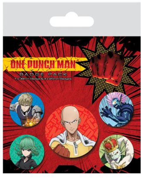 One Punch Man (Characters) Badge Pack
