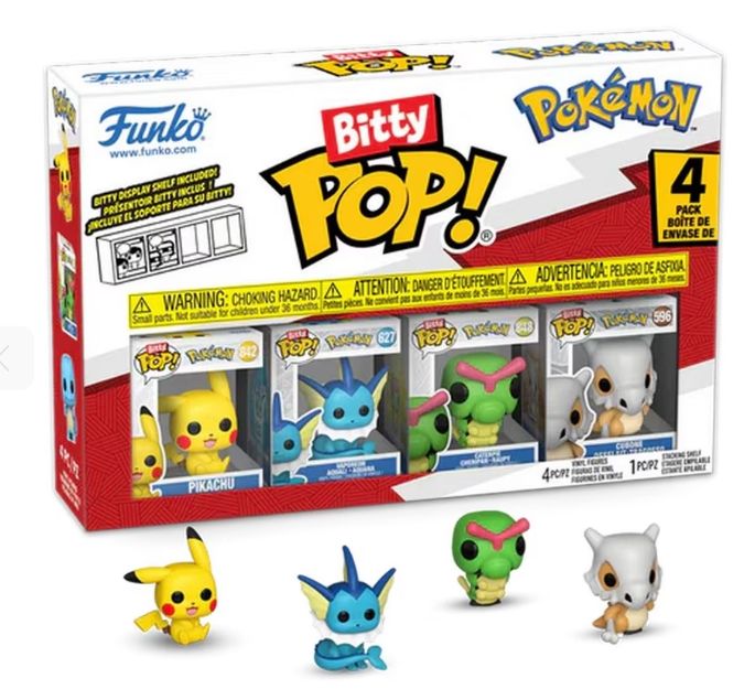 Pikachu 4PK - Pokemon - Funko Bitty POP! (4 PC)