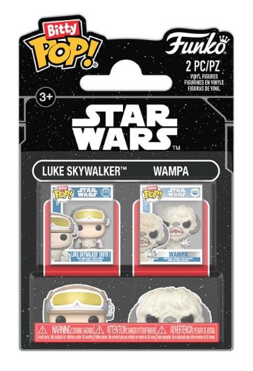 The Empire Strikes Back Bitty POP! Vinyl Figure 2-Pack  (Luke &amp; Wampa)