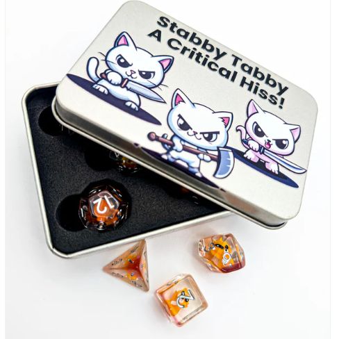 Cat Dice (Stabby Tabby)