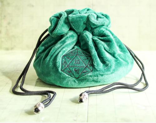 Mystery Dice Goblin - Large Dice Bag, Colour: Green
