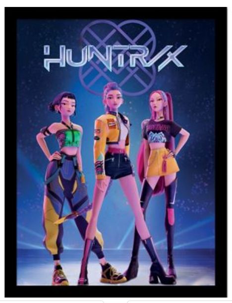 K-Pop Demon Hunters (Huntrix) Framed Print