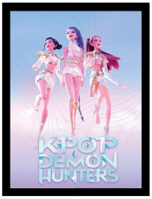 K-Pop Demon Hunters (Trio) Framed Print