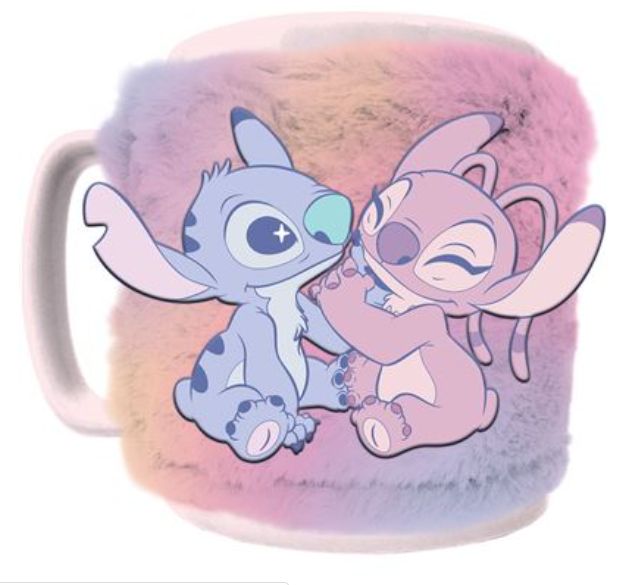Lilo &amp; Stitch Fuzzy Mug (Stitch &amp; Angel)