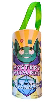 Metal Mystery Dice Set