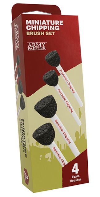 The Army Painter - Miniature Chipping Brush Set