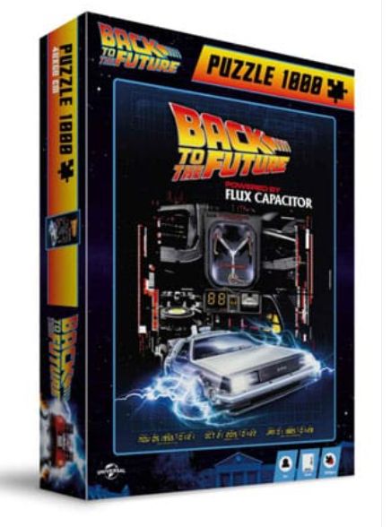 Back to the Future 1000-piece puzzle Powered by Flux Capacitor