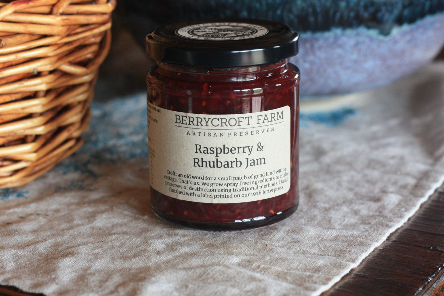Raspberry and Rhubarb Jam