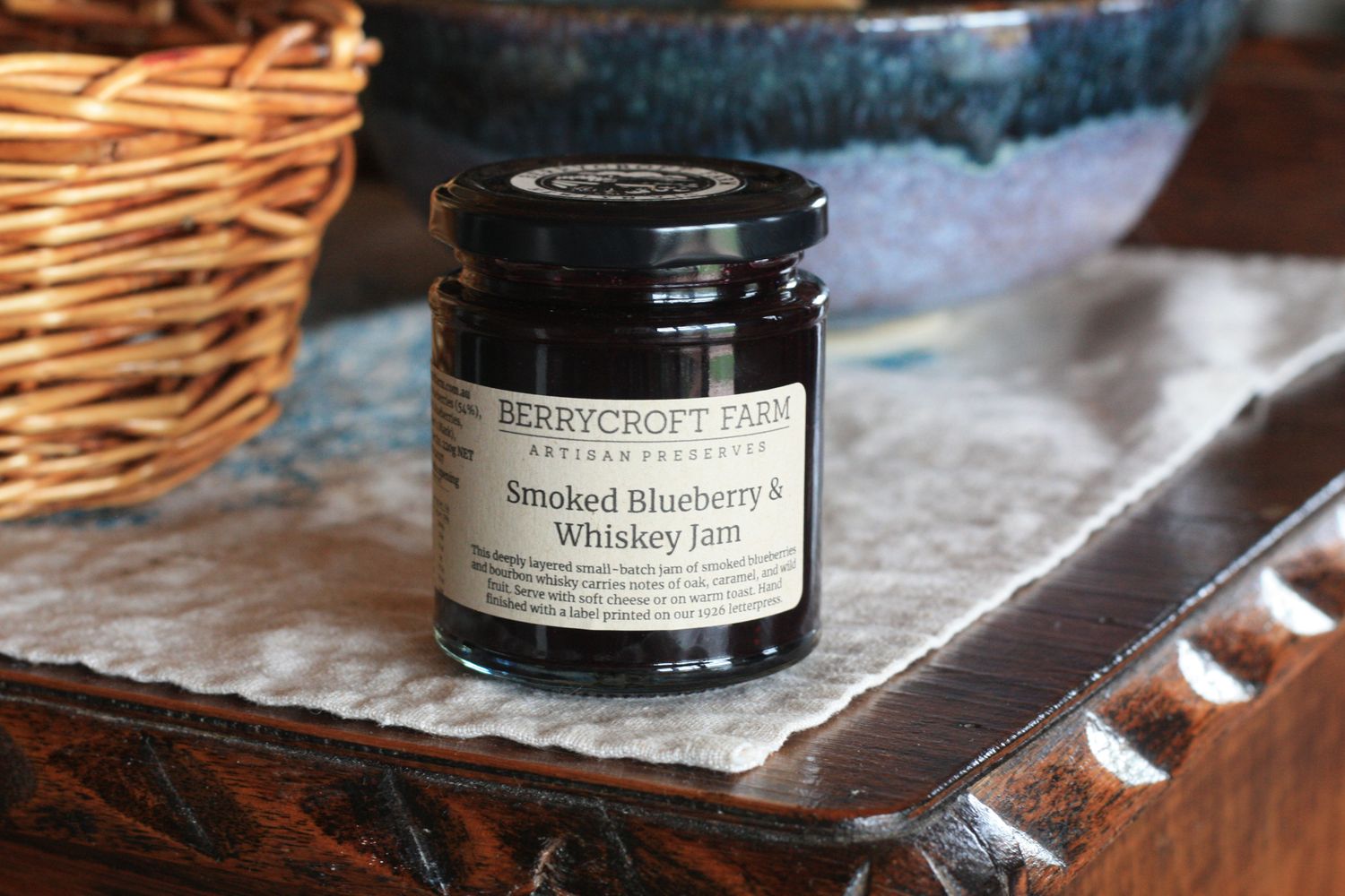 Smoked Blueberry &amp; Whiskey Jam