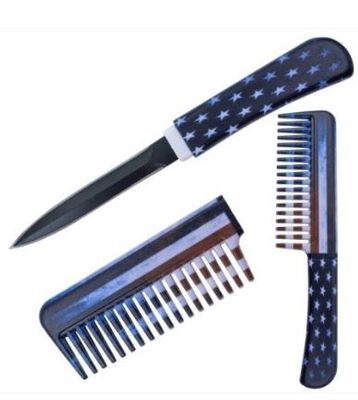 Knife: Comb USA Flag