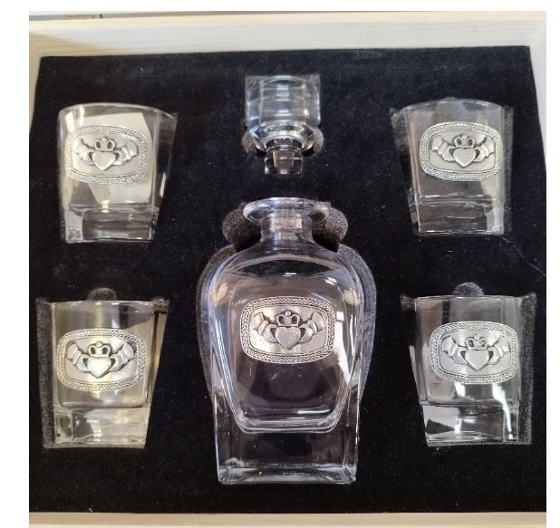 Pewter Decanter Set