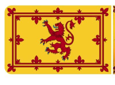 Scotland with Lion Flag