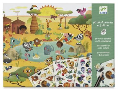 Rub On Kit: Around The World