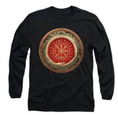 Long Sleeve Tee: Vegvisir