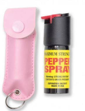 0.5 oz Pepper Spray -LTHR case
