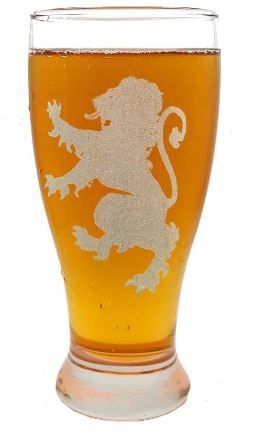 Glass Stein: Rampant Lion