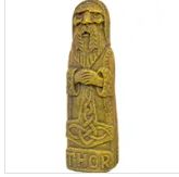 Volcanic Stone Statue: Thor