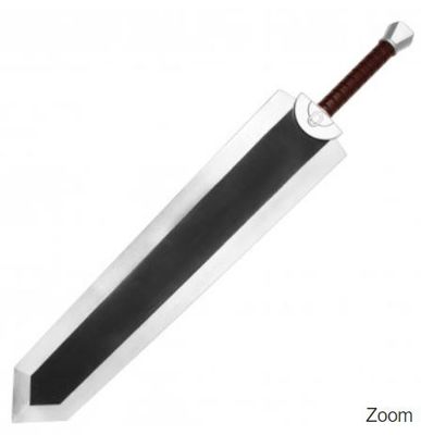 FOAM:  BLK SLVR Great Sword 40"