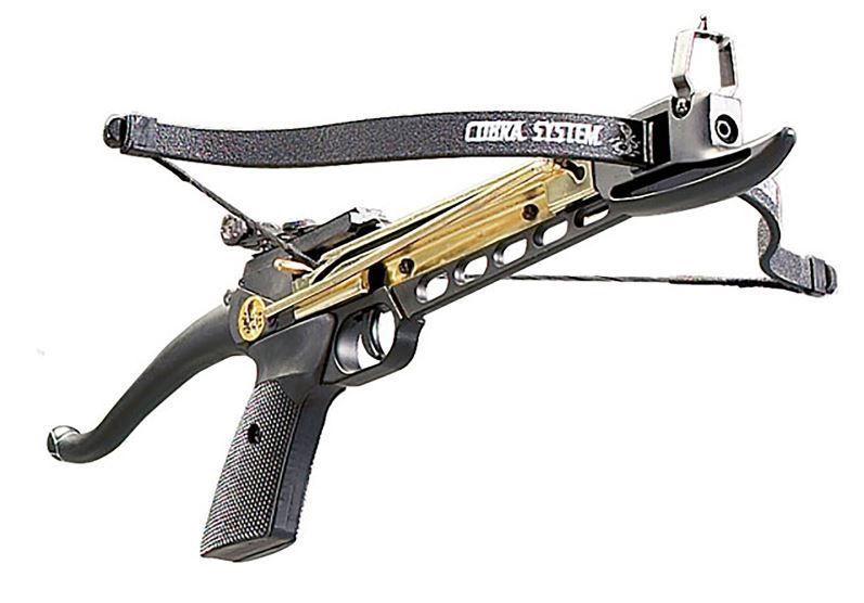 Pistol Crossbow: 80 lbs draw