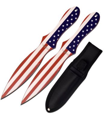 THRWR: USA FLAG BLD 2 pc