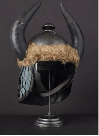 Helmet:  Barbarian Hand made w/ stnd