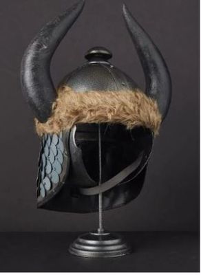 Helmet:  Barbarian Hand made w/ stnd