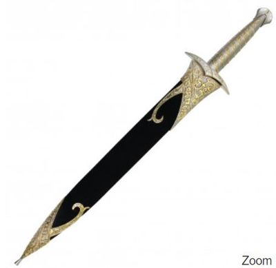 STING Sword: GLD HNDL, BLK GLD Scabb