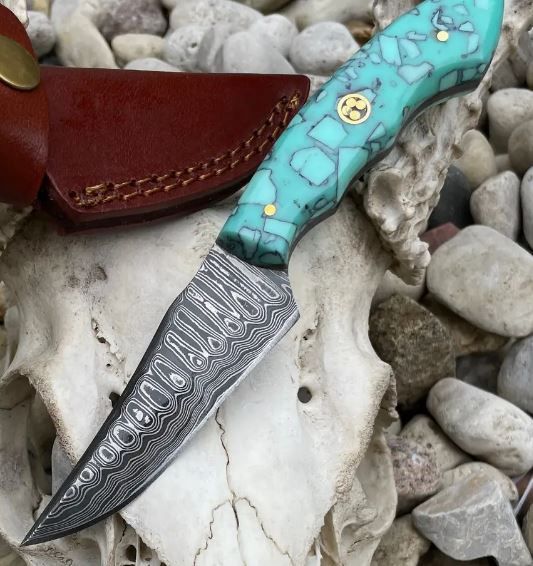 Hunt KNF: Damasc Turquoise  HNDL 9"