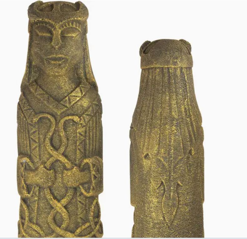 Volcanic Stone Statue: Loki