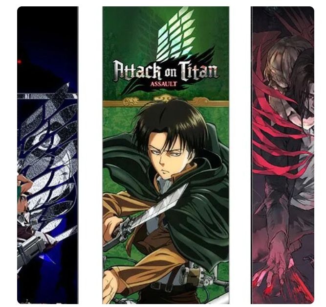 Anime Art Scroll: Attack on Titans