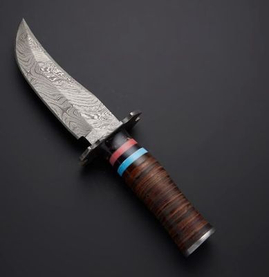 Damasc Bowie KNF BLU/RD line WD HNDL