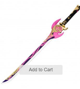 Foam Spear:GLD&amp;PNK GenShin