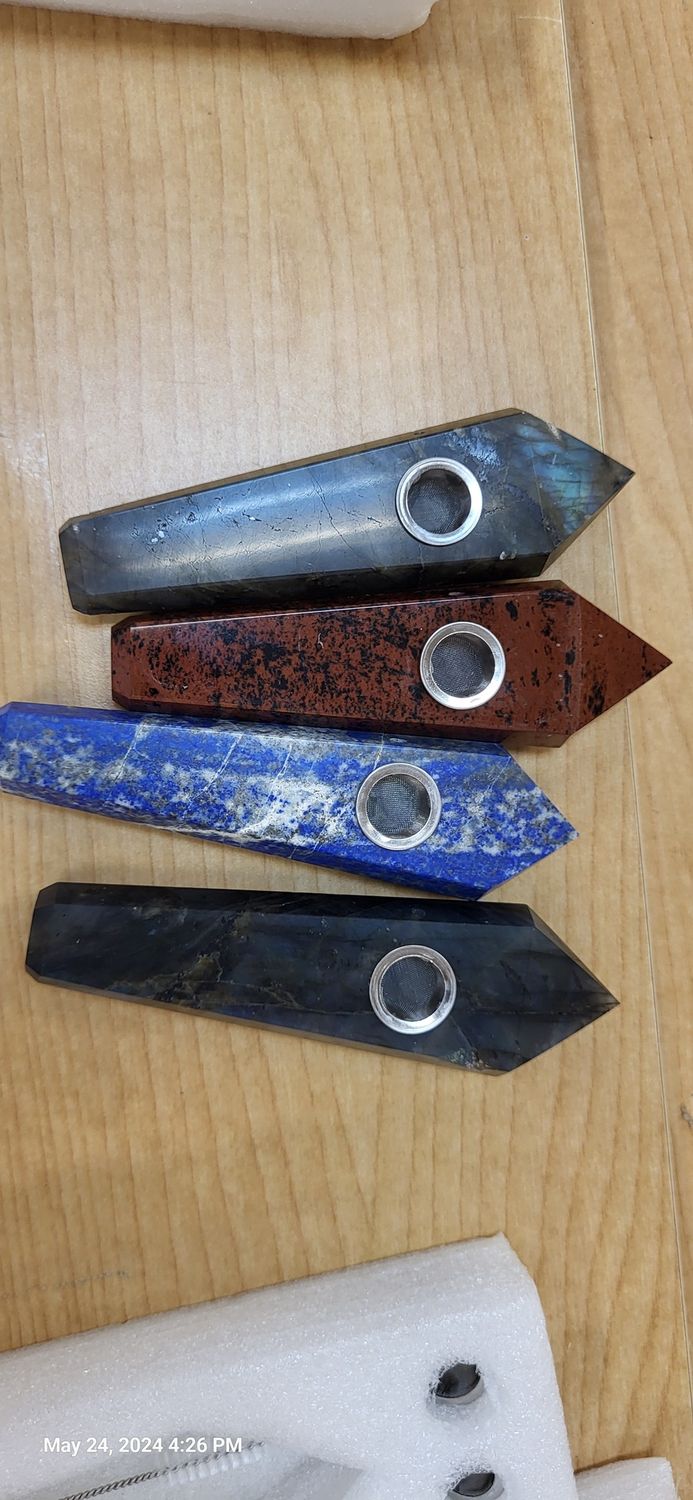 Gemstone Pipe: Assorted