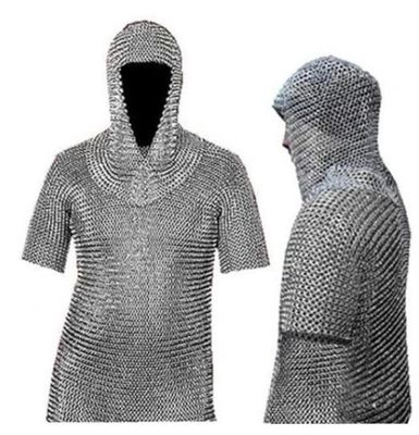 Chain Mail: Half Sleeve Shirt Steel Butted XL