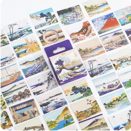 Art Stickers: Hakusai Wave
