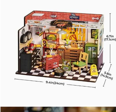 DIY Mini House Kit: Garage Workshop
