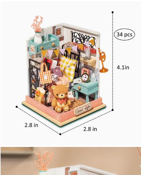 DIY Mini House Kit: Bedroom