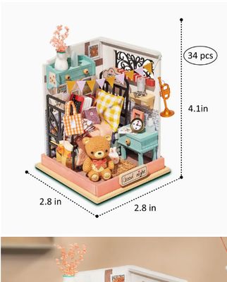 DIY Mini House Kit: Bedroom