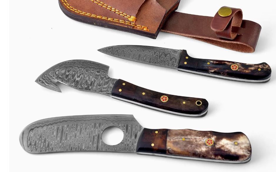 Hunt Set: Damasc steel 3 pc