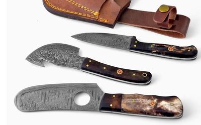 Hunt Set: Damasc steel 3 pc