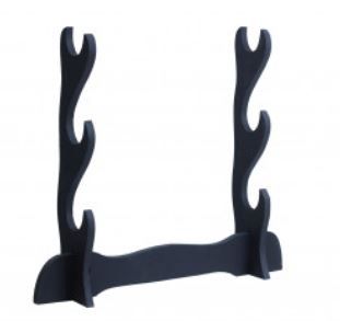 3 PC Sword Stand Table BLK
