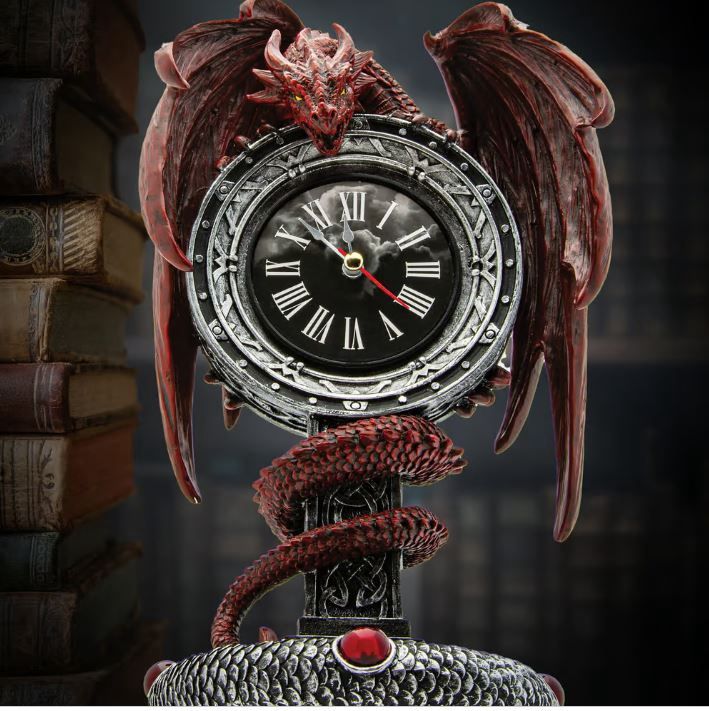Red Enchanted Dragonlore Clock