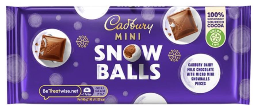 Cadbury Snow balls Choco bar