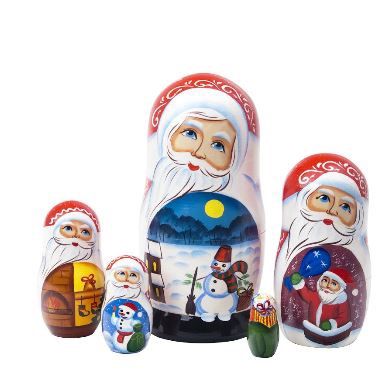 Nesting Doll: Christmas Moon