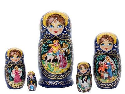 Nesting Doll: Swan Princess 5pc
