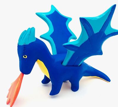 Dragon Balsa Sculpture