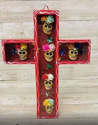 Mexican CROSS Shadowbox