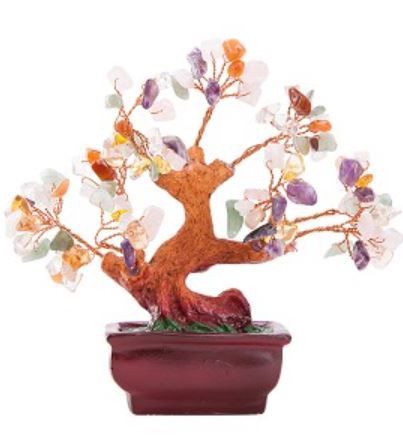 Bonsai Gemstone Tree: Mix QRTZ