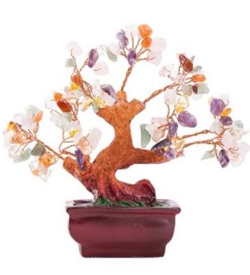 Bonsai Gemstone Tree: Mix QRTZ